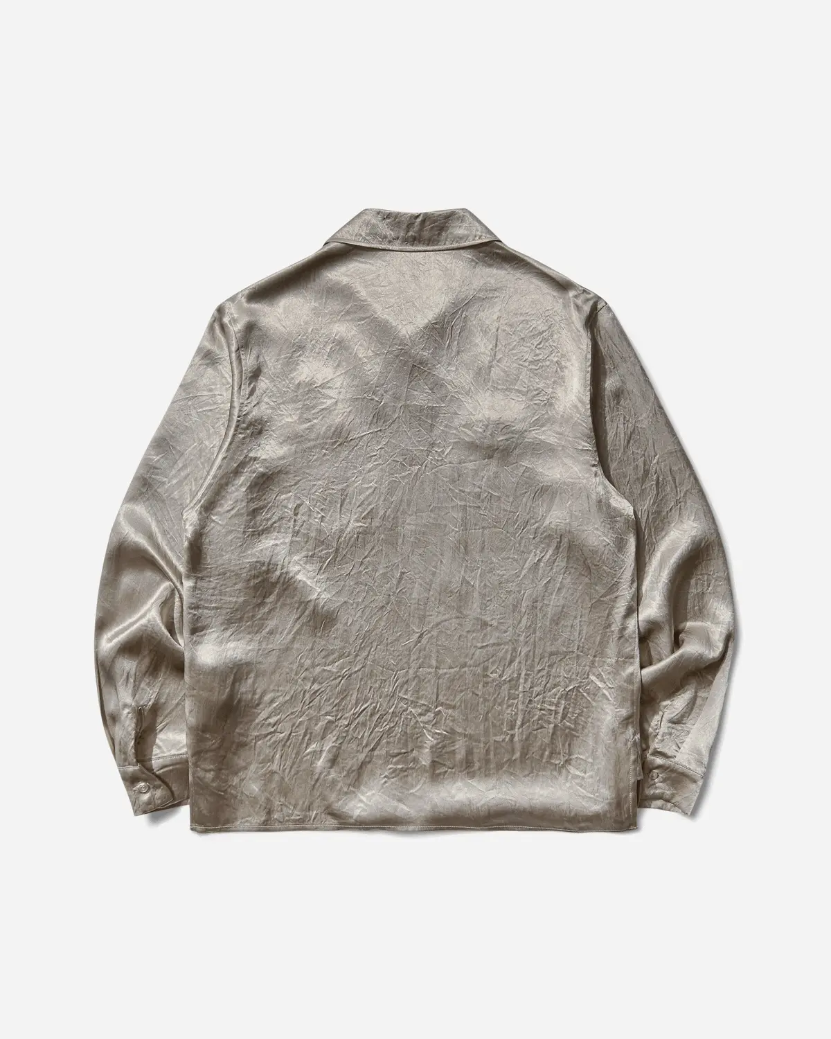 Satin Enfield Shirt Silver Pearl 2