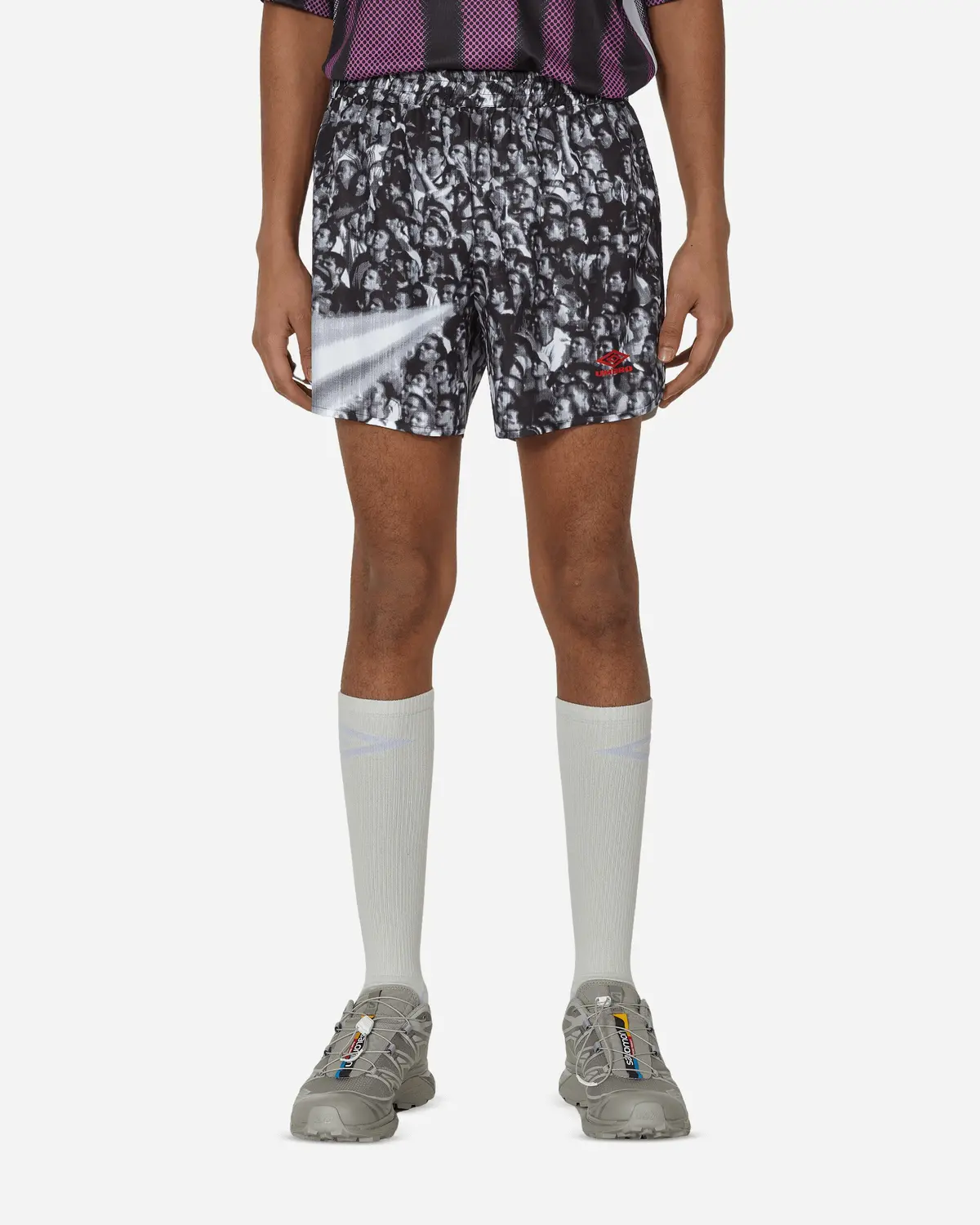Printed Shorts White / Black 1