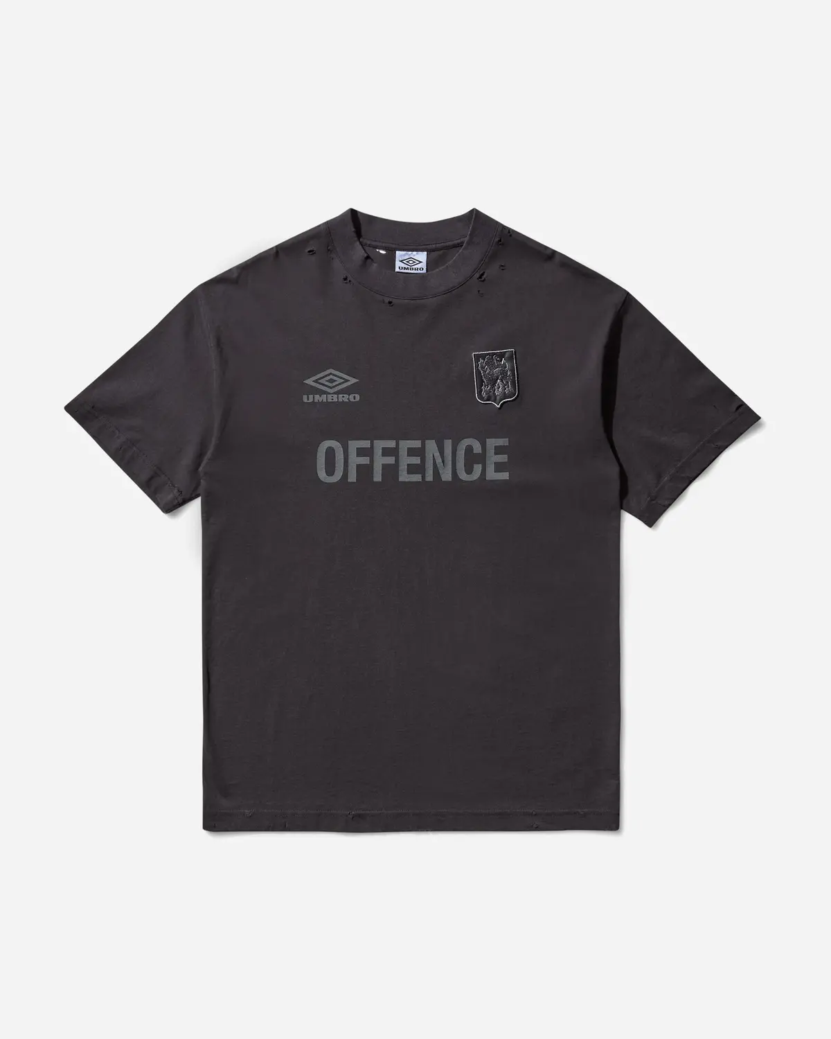 Offence Defence T-Shirt Washed Black 1