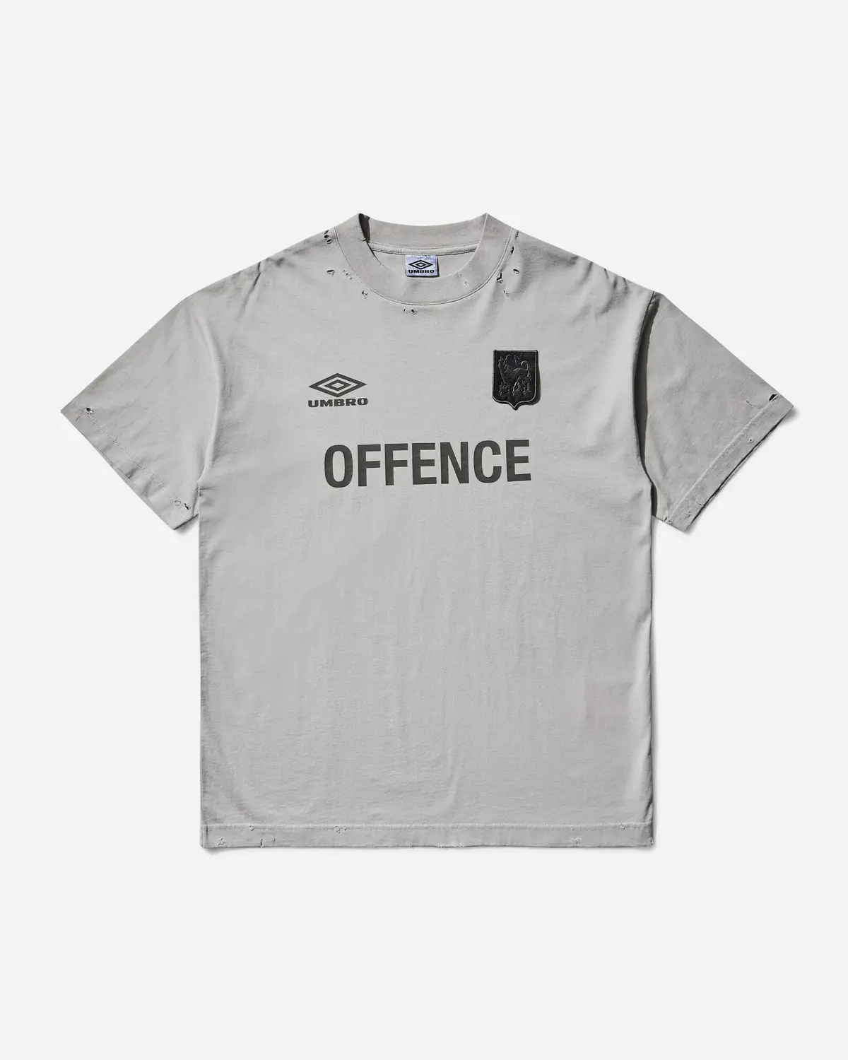 Offence Defence T-Shirt Light Grey 1