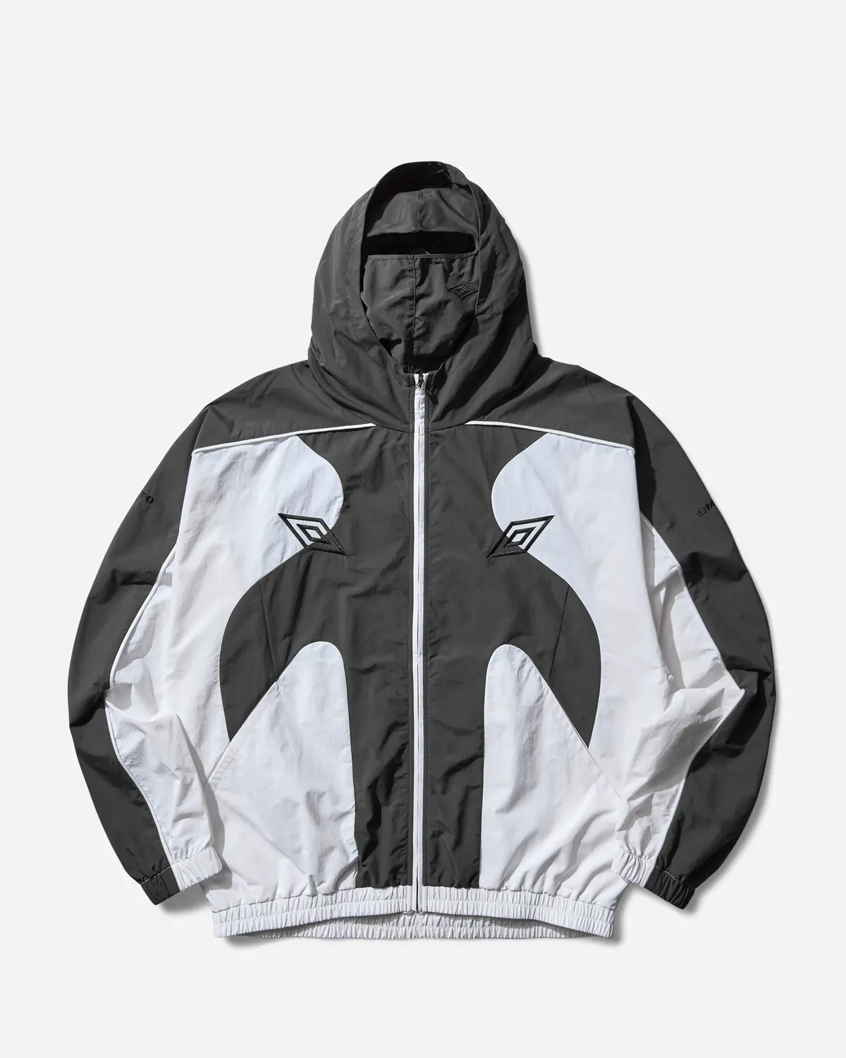 Masked Track Jacket White / Dark Olive 1