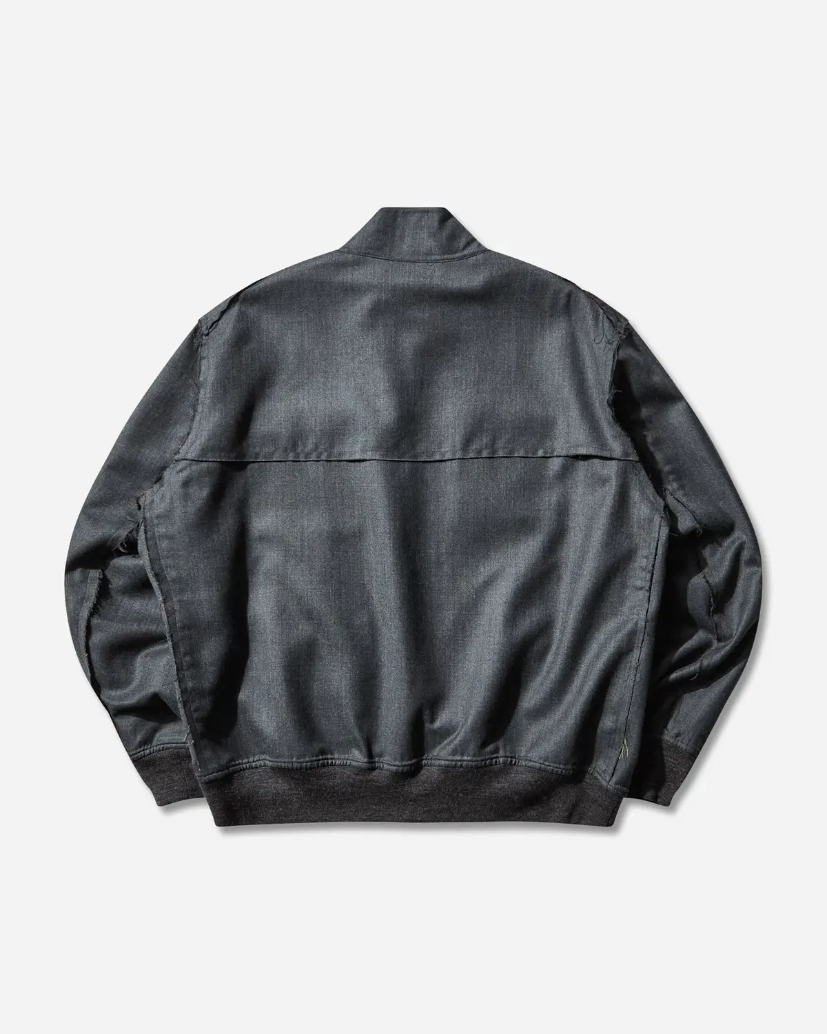 Men's Wool Bomber Jacket Charcoal 2