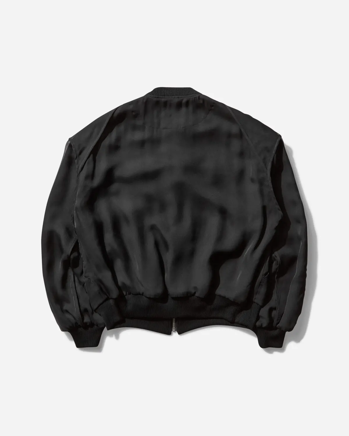 Women's Straps Bomber Jacket Black 2