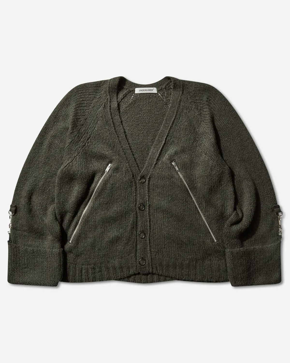 Women's Bondage Cardigan Moss Green 1