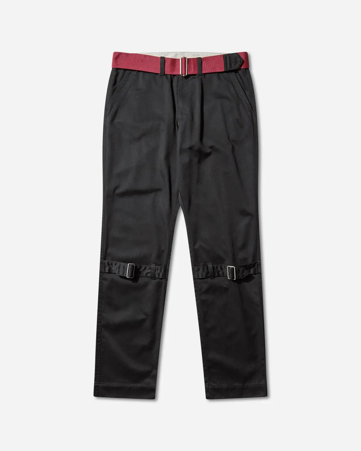 Men's Straps Trousers Black 1