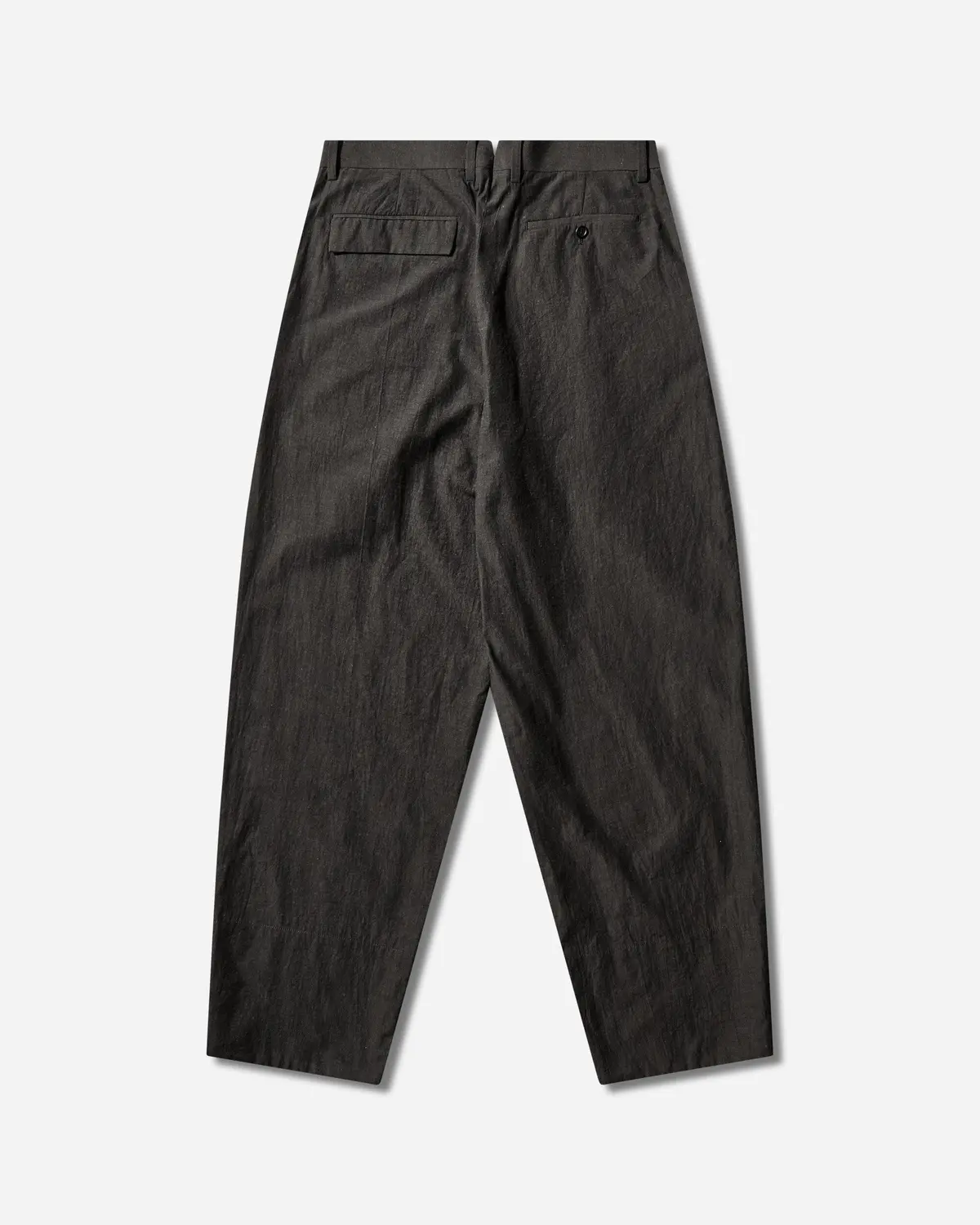 Men's Linen-Ramie Blend Cotton Pants Charcoal 2