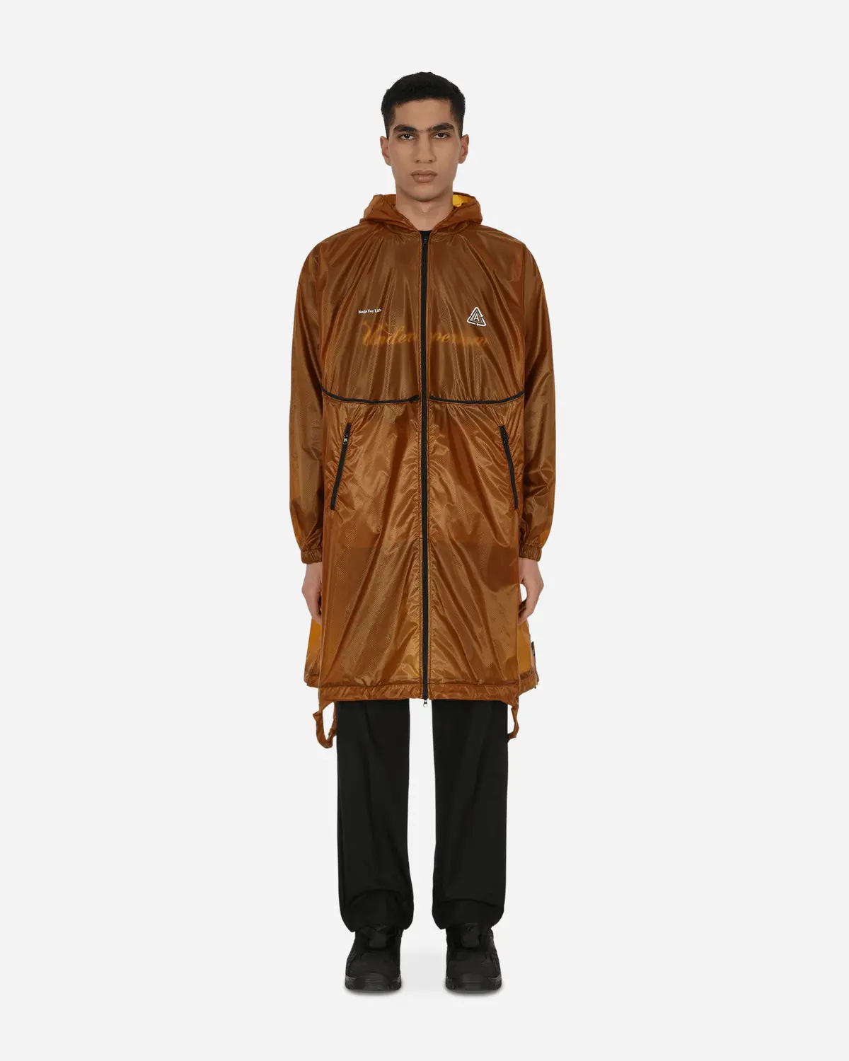 Packable Parka Jacket Brown 1