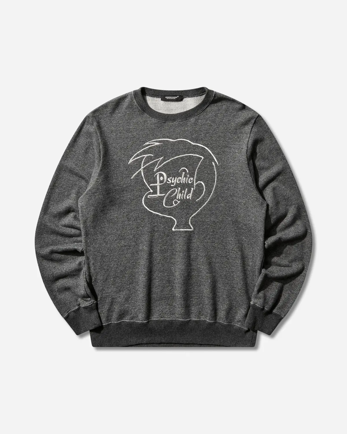 Men's Psychic Child Crewneck Sweatshirt Grey 1