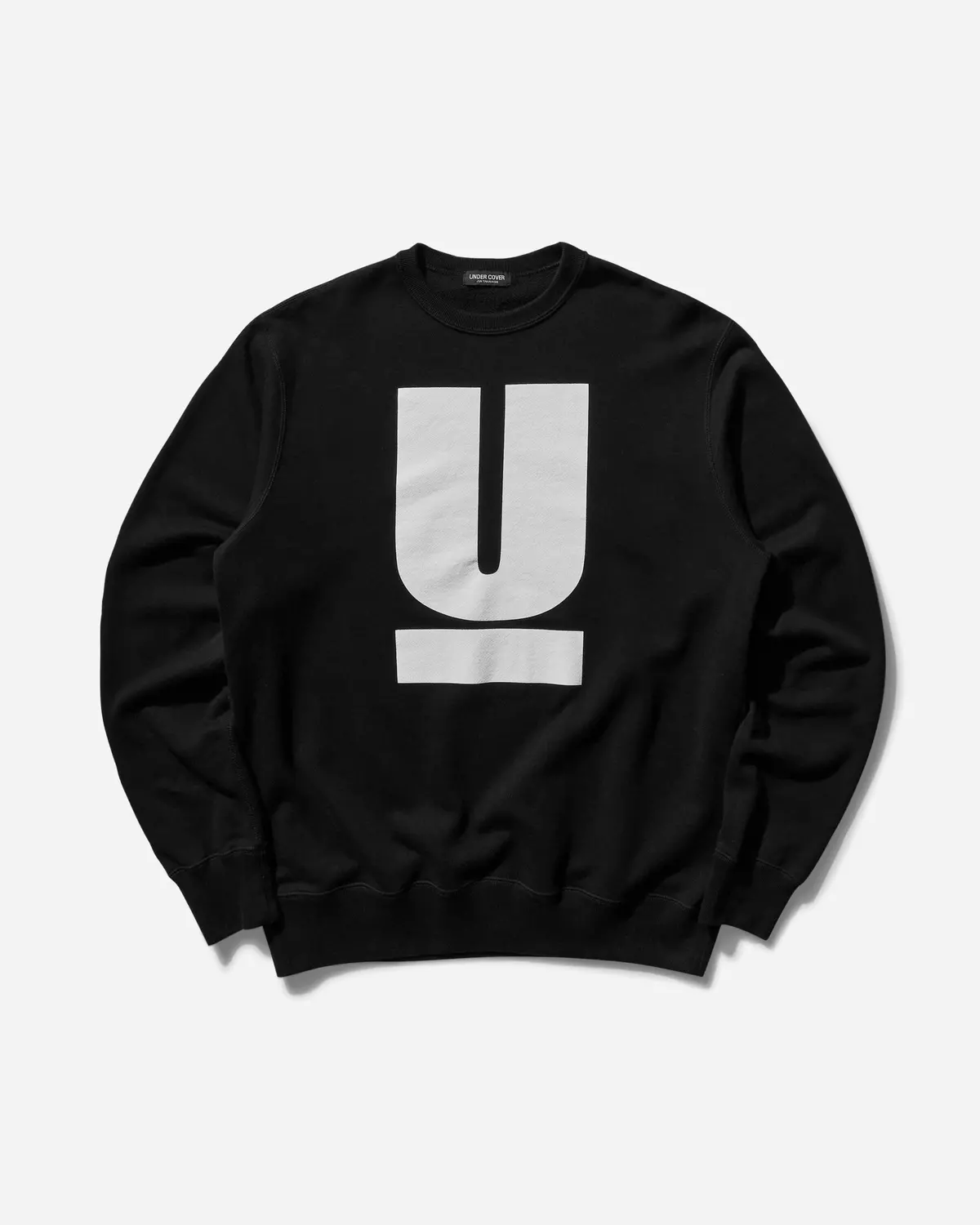 Men's U Signature Crewneck Sweatshirt Black 1
