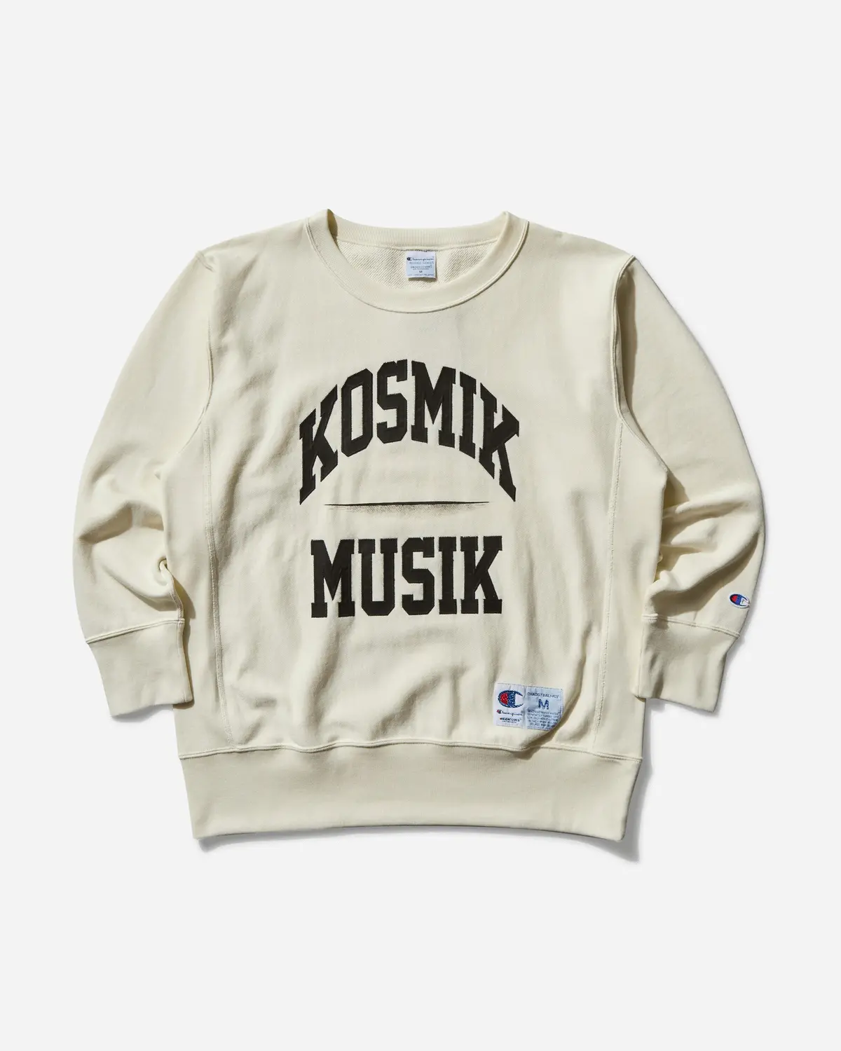 Men's Champion Reverse Weave Crewneck Sweatshirt Ivory 1