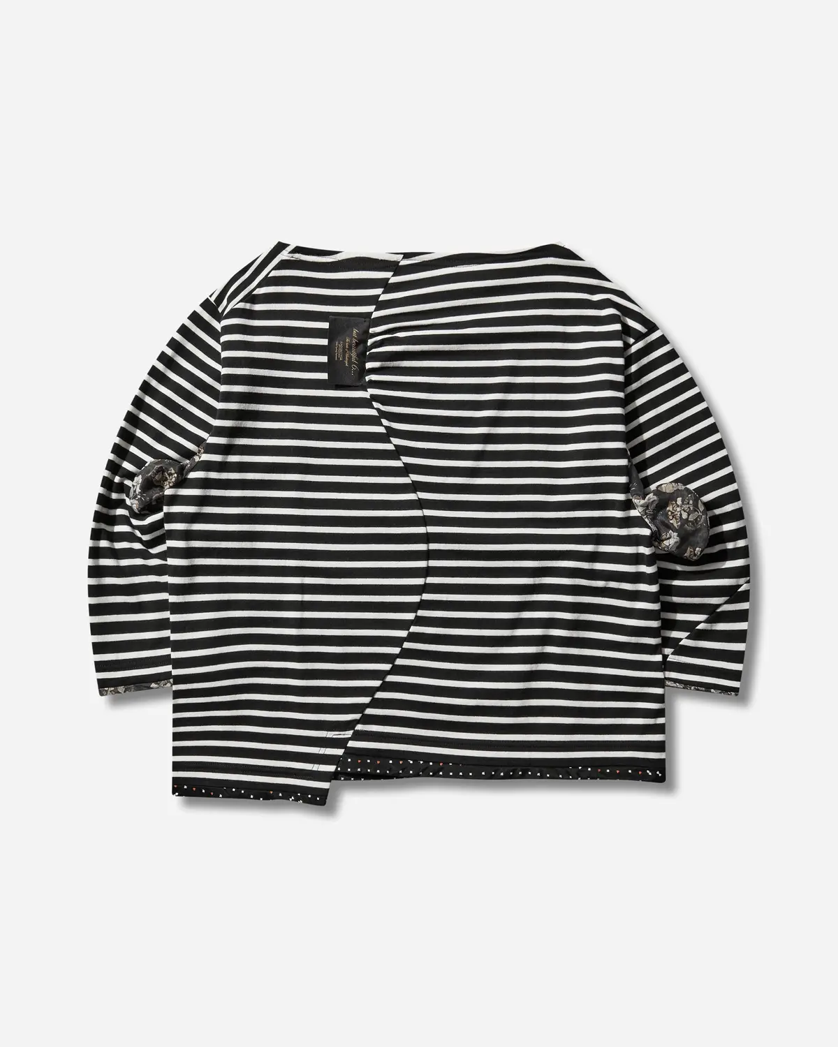Women's Striped Longsleeve T-Shirt Black 2