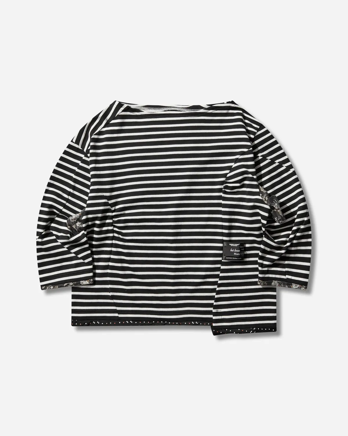 Women's Striped Longsleeve T-Shirt Black 1