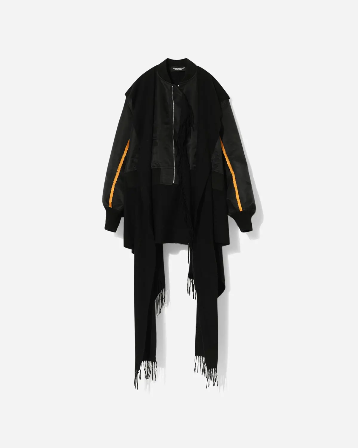 Women's Nylon Twill Ma-1 Jacket Black 1