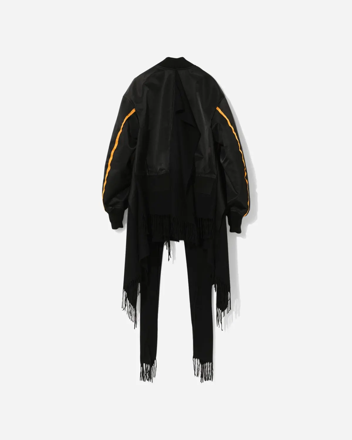 Women's Nylon Twill Ma-1 Jacket Black 2