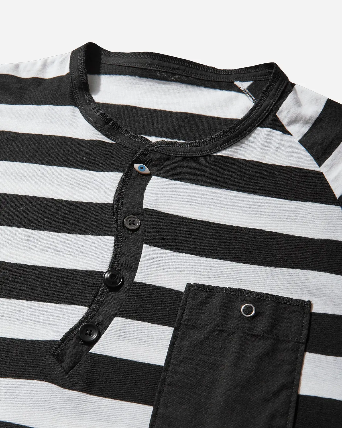 Men's Striped Longsleeve T-Shirt Black 3
