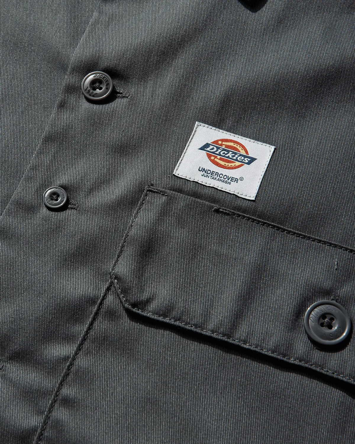 Men's Dickies Work Shirt Charcoal 3