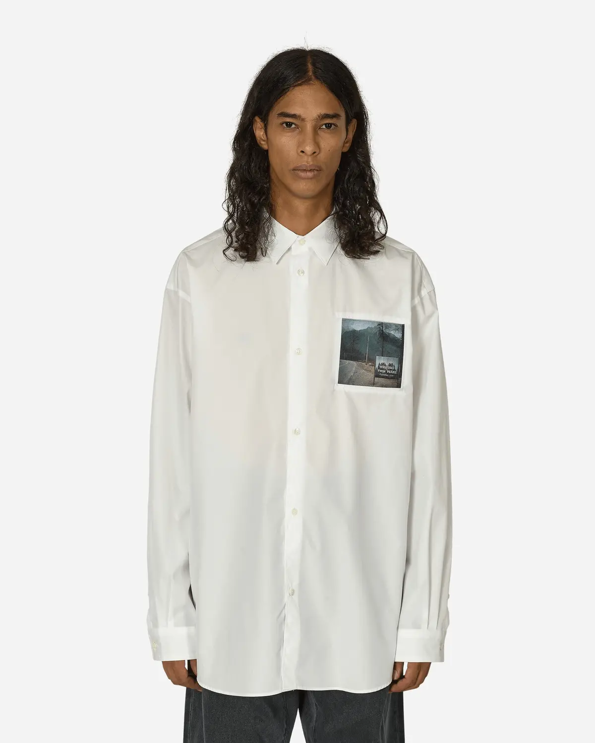 Twin Peaks Typewriter Shirt White 1