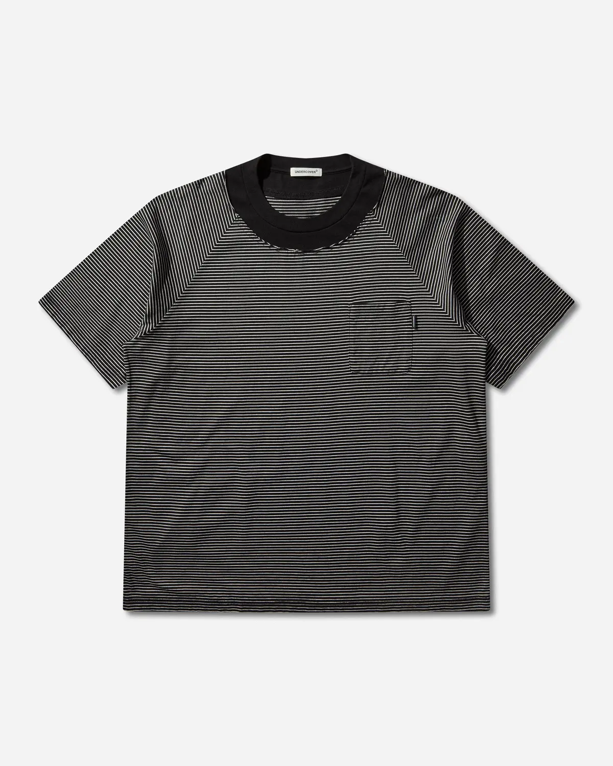 Men's Striped T-Shirt Black Border 1