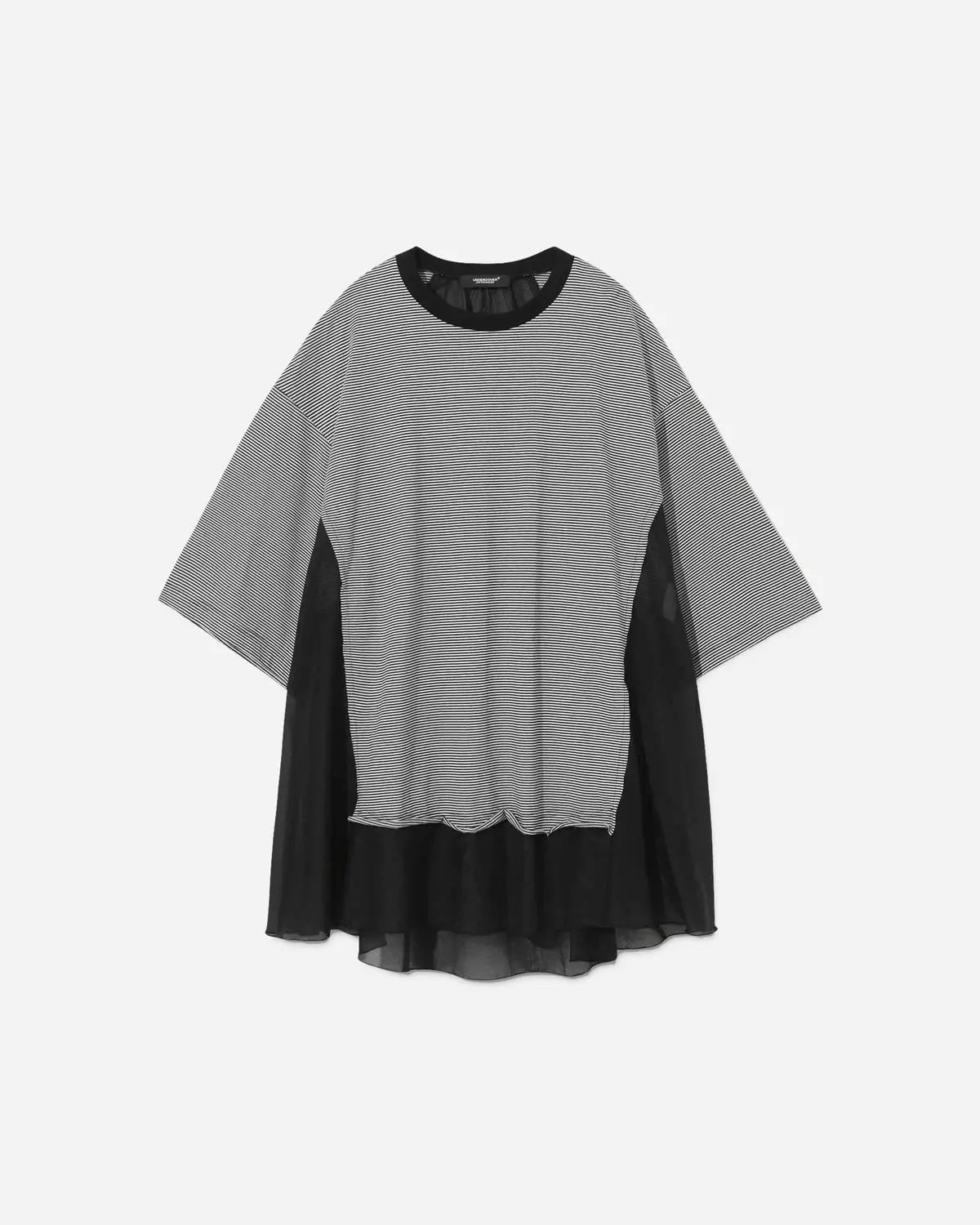 Women's Striped T-Shirt Black 1