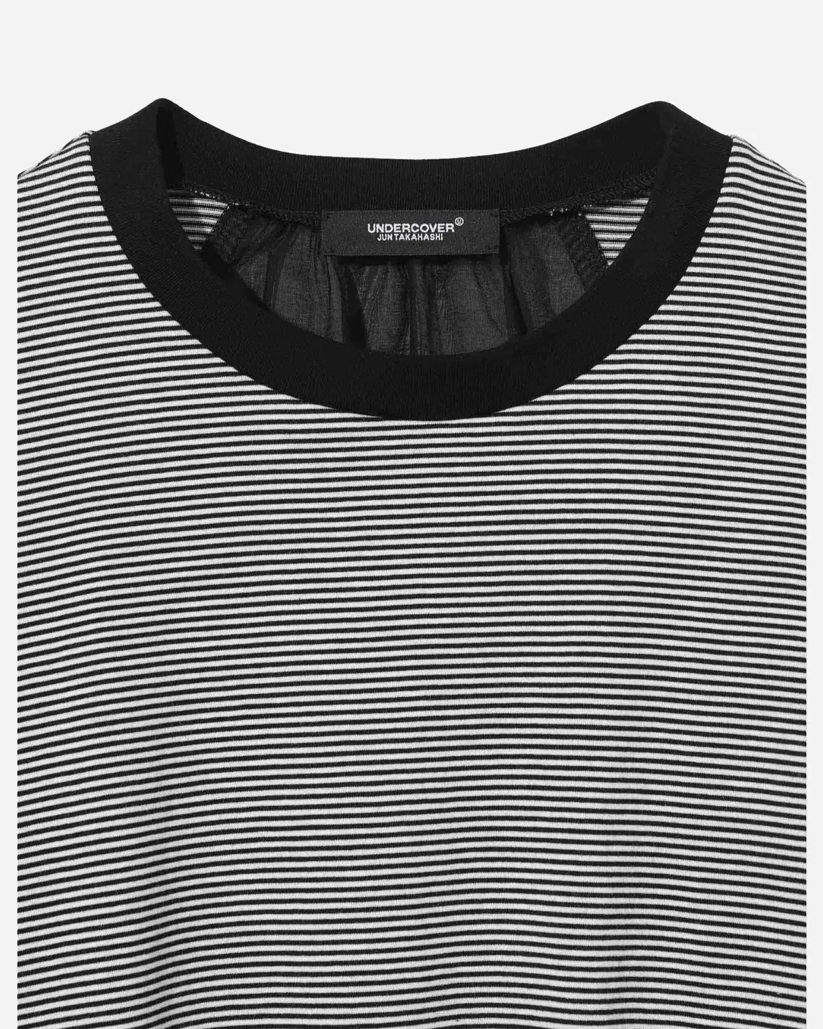 Women's Striped T-Shirt Black 3