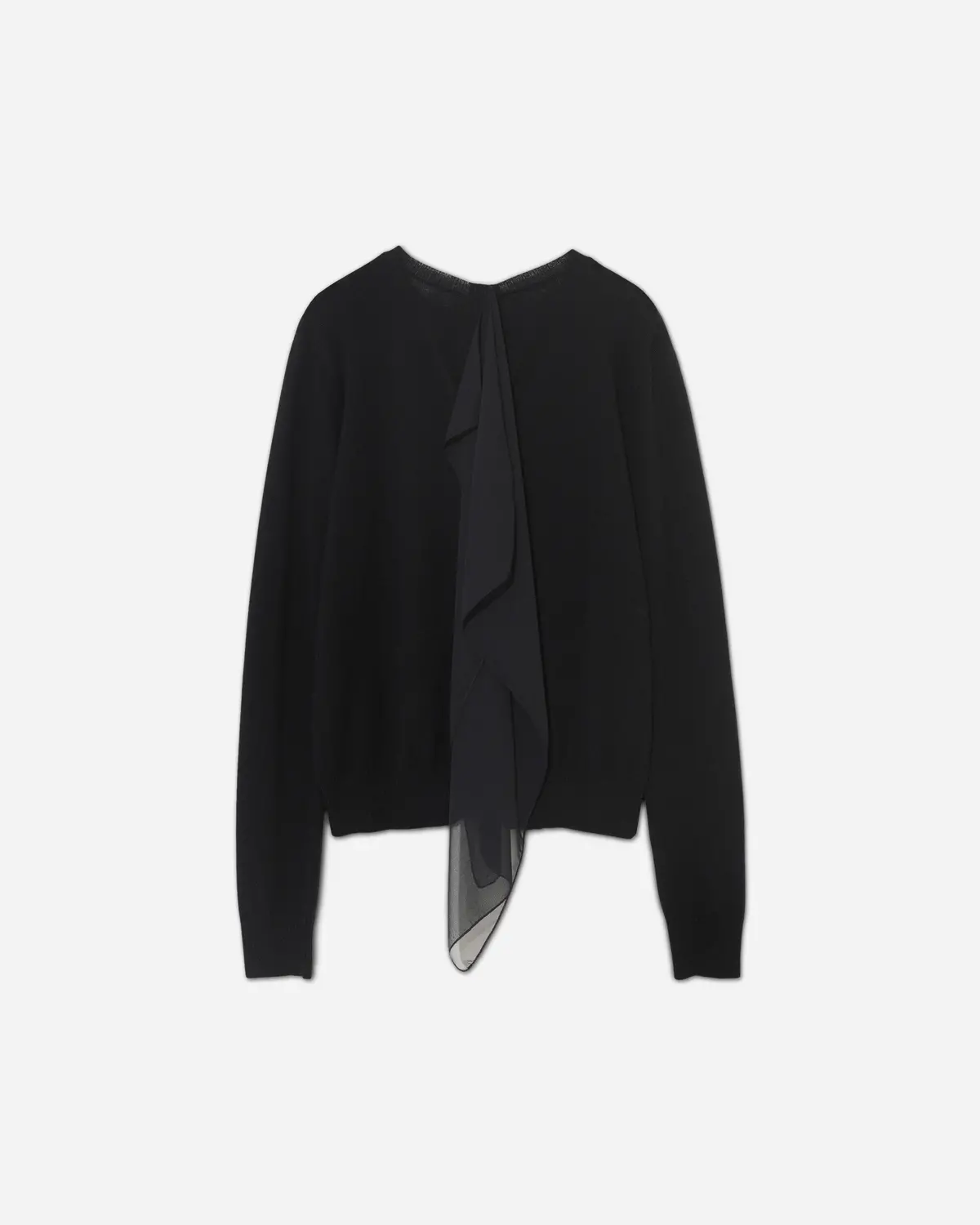 Women's Wool Cotton Sweater Black 2