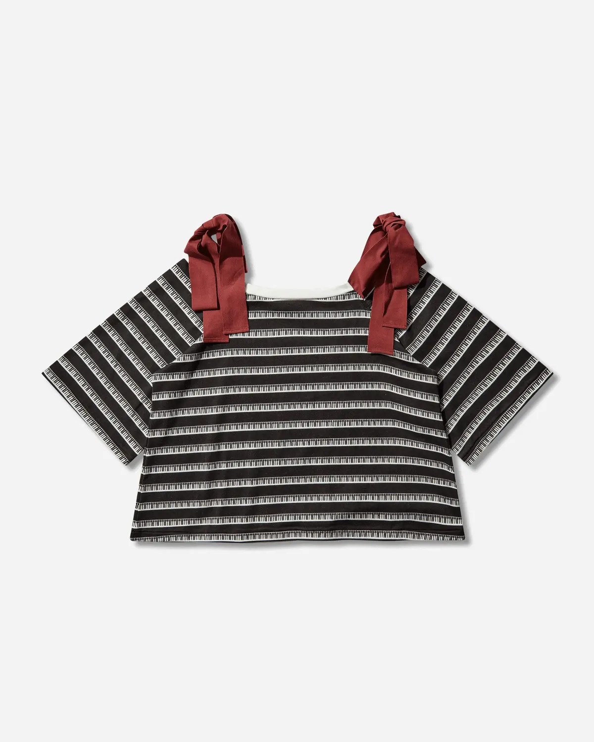 Women's Bow Top Black Border 1