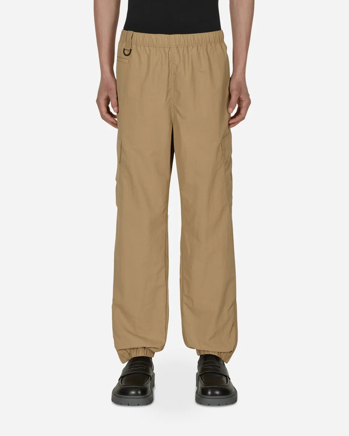 Nylon Cargo Pants Beige 1