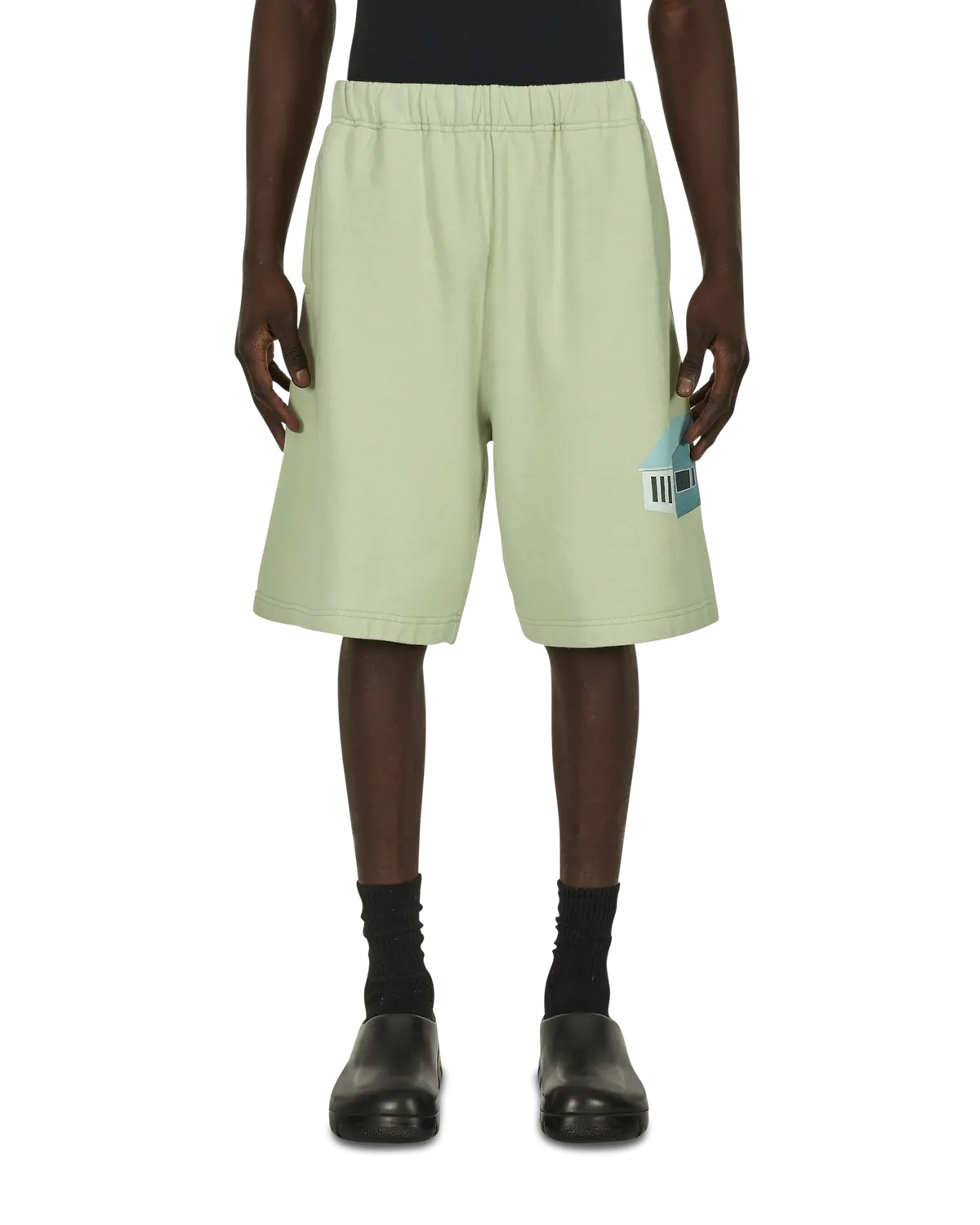 Cotton Sweatshorts Green 1