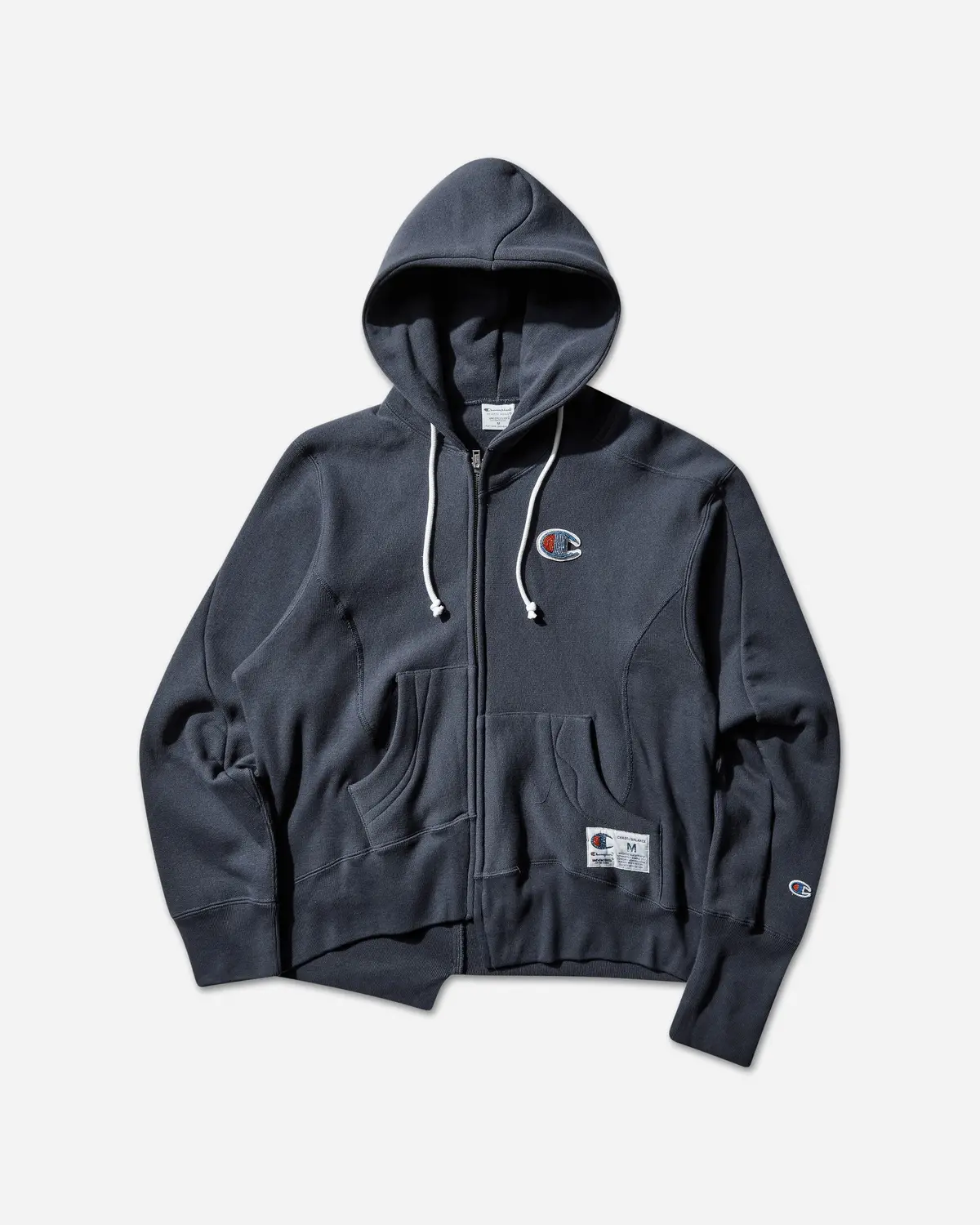 Women's Champion Fleece Zip Hoodie Navy 1