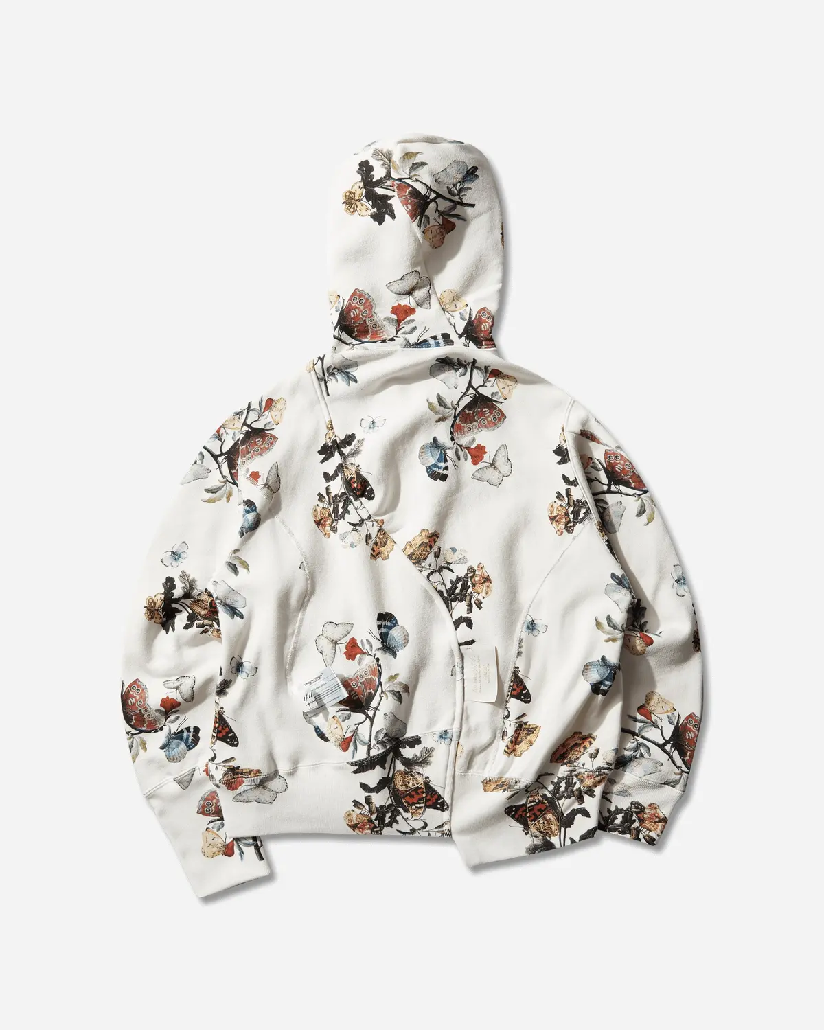 Women's Champion All-Over Print Fleece Zip Hoodie Ivory Base 2