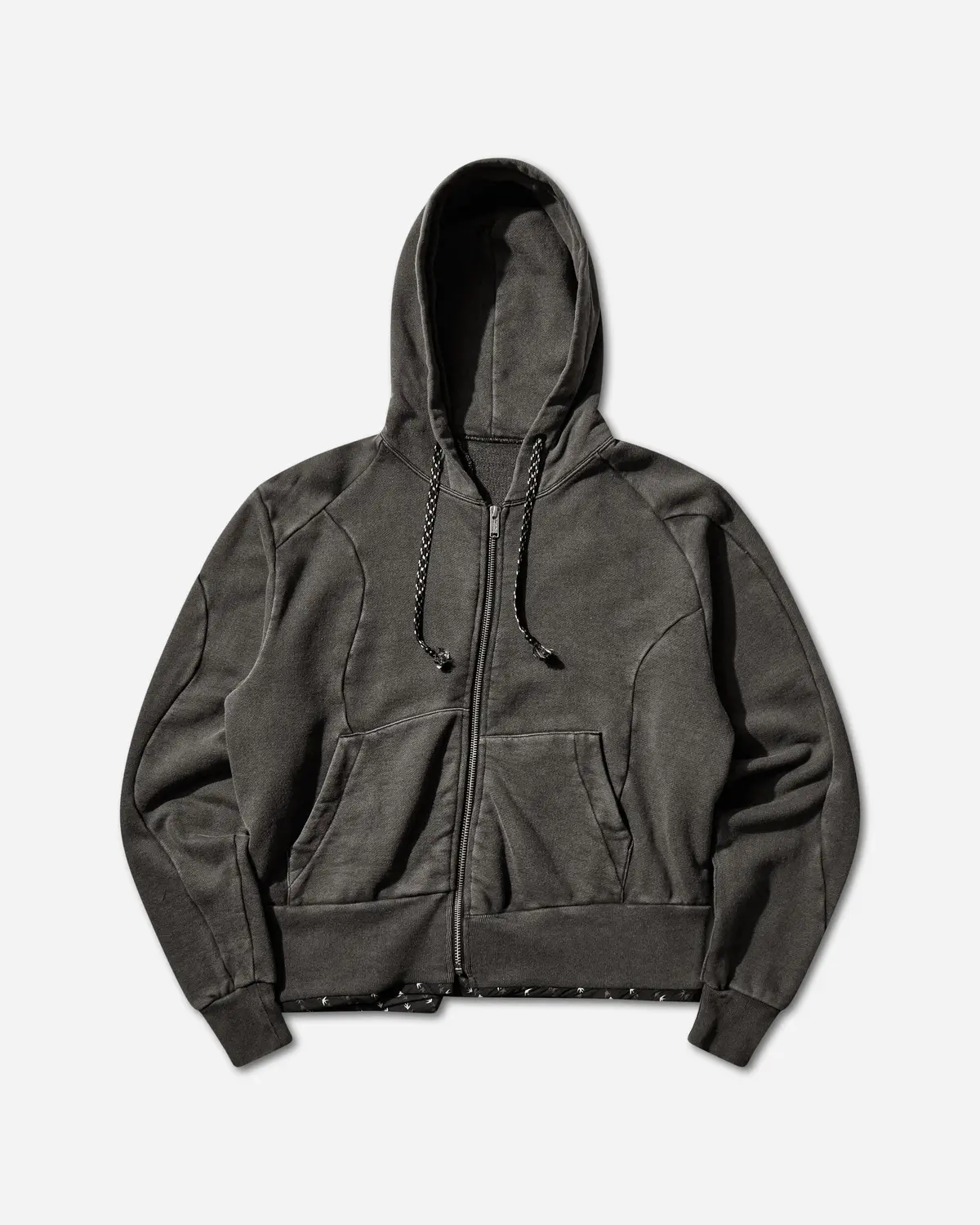 Women's Zip-Up Hoodie Black 1