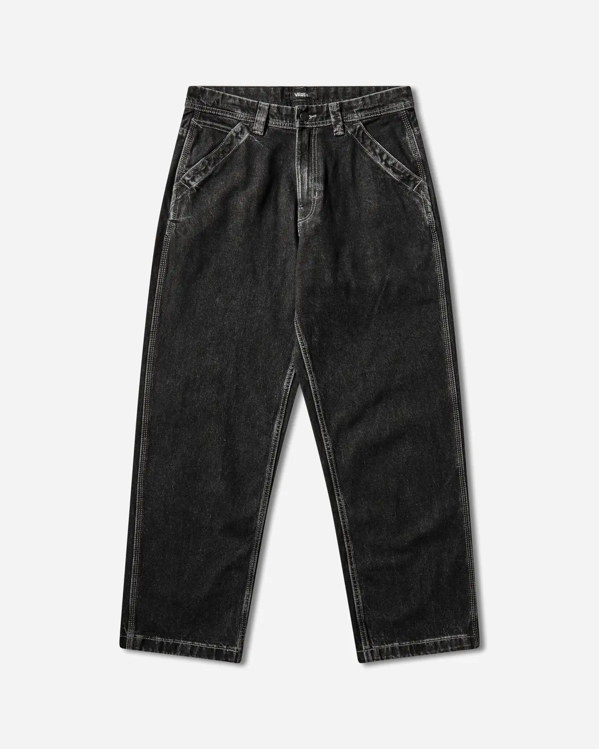 Men's Chore Denim Pants Black 1
