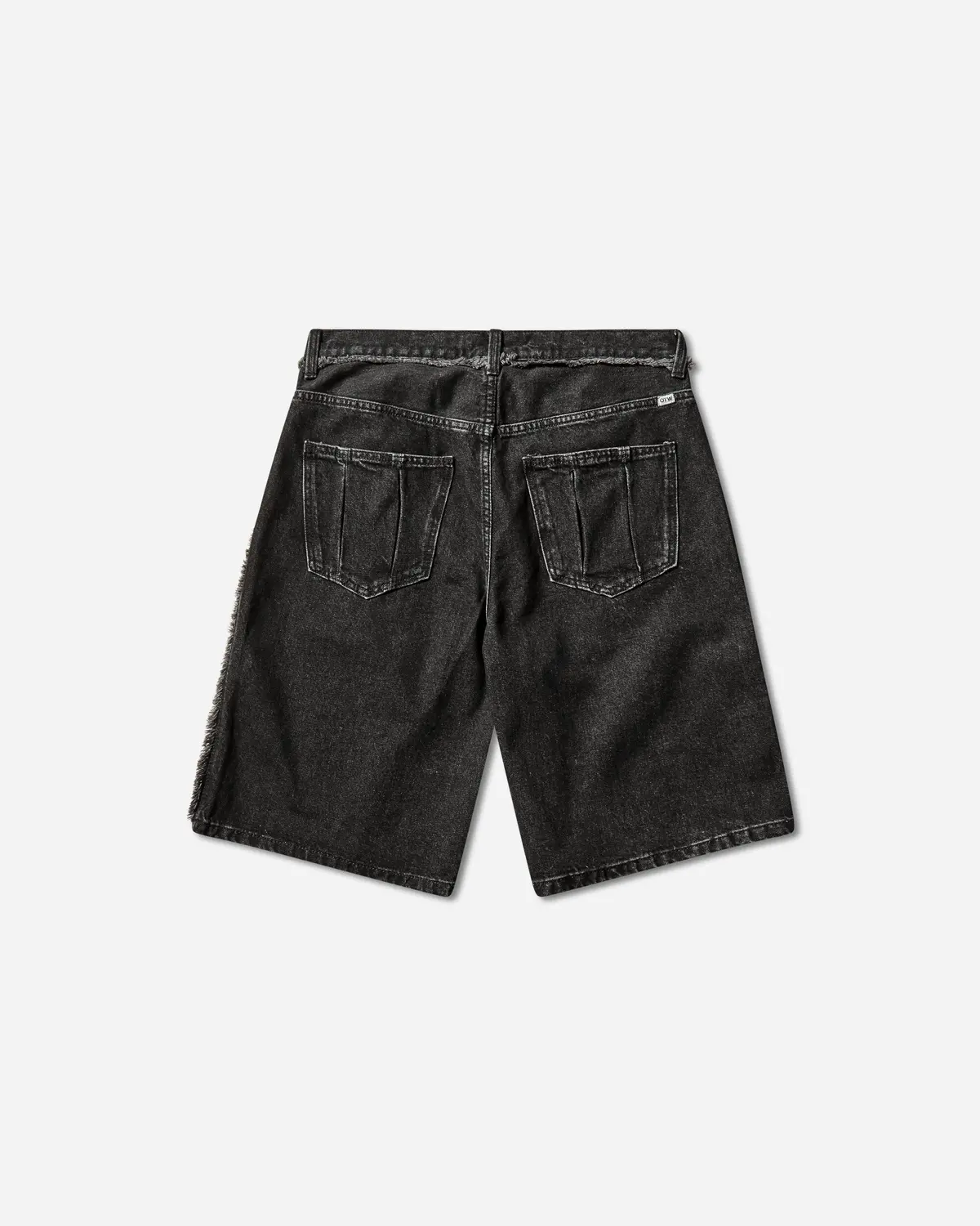 Men's Five Pocket Denim Shorts Black 2