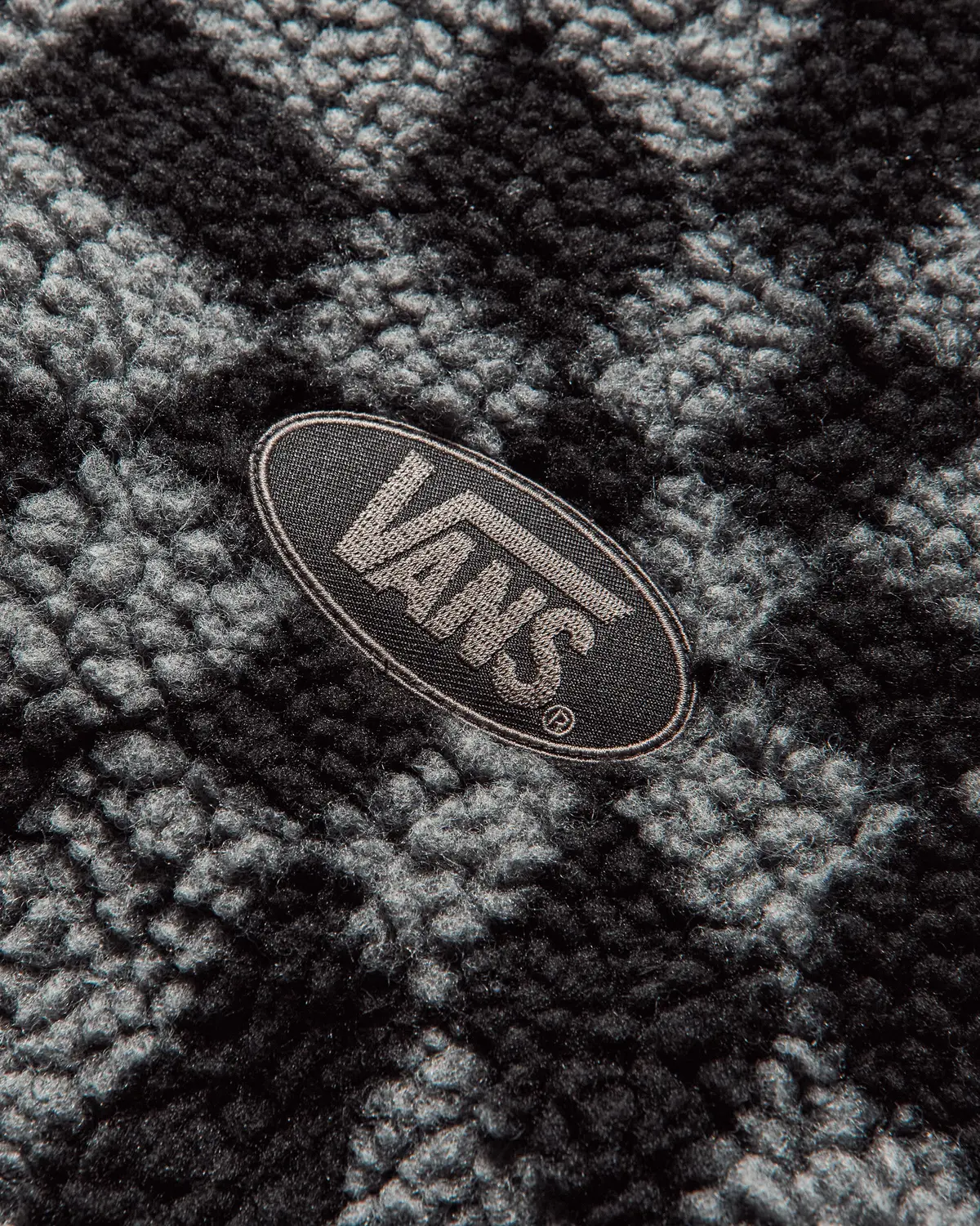 Act Of Disagreement Relief Check Fleece Jacket Smoked Pearl 3