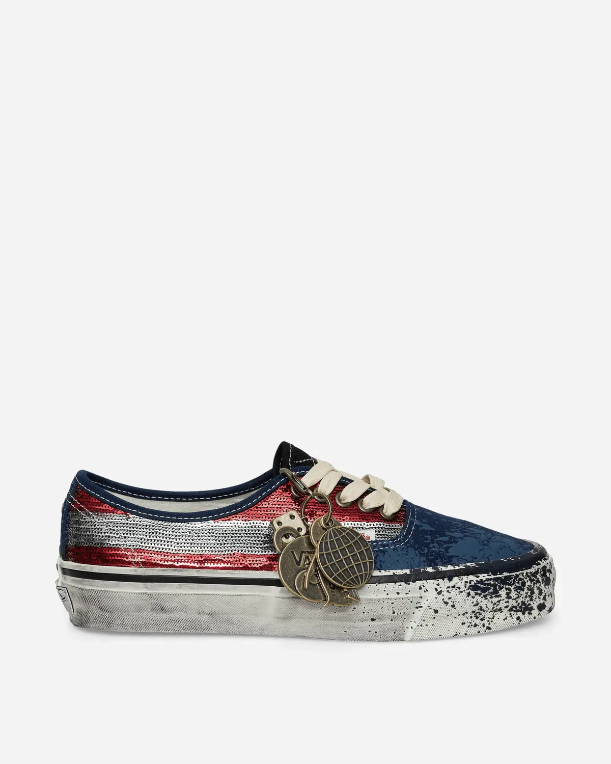 Premium Authentic 44 Sneakers Red / Navy 1