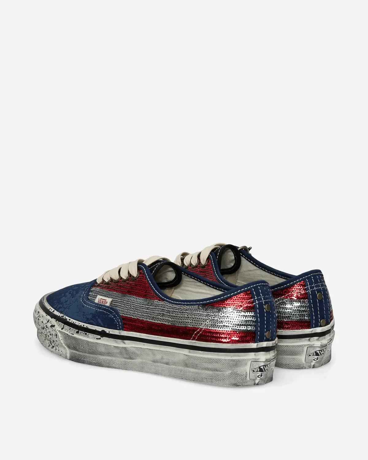 Premium Authentic 44 Sneakers Red / Navy 4