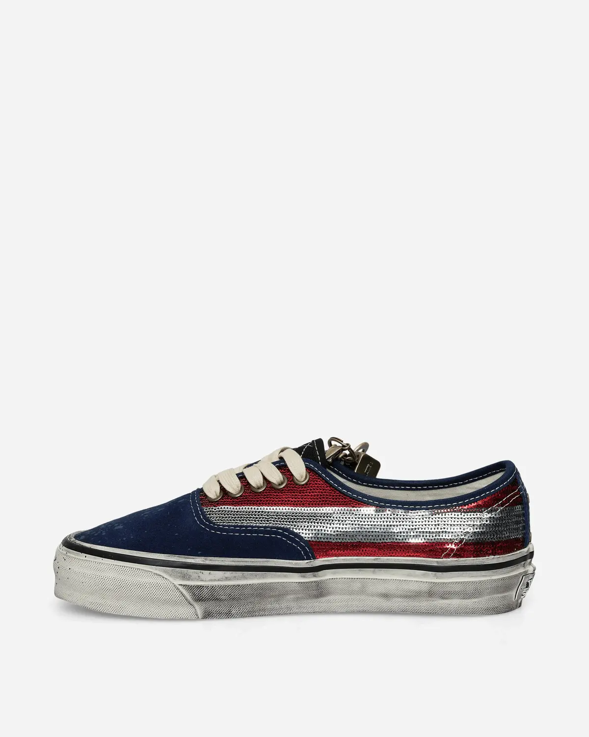 Premium Authentic 44 Sneakers Red / Navy 3