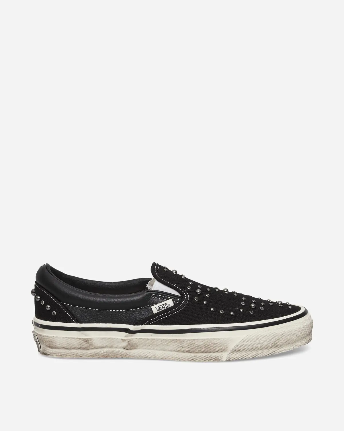 Premium Classic Slip-On Pearlized Sneakers Black 1