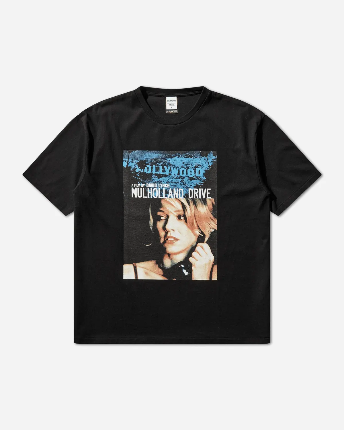 Men's Mulholland Drive Washed Heavy Weight T-Shirt (Type-2) Black 1