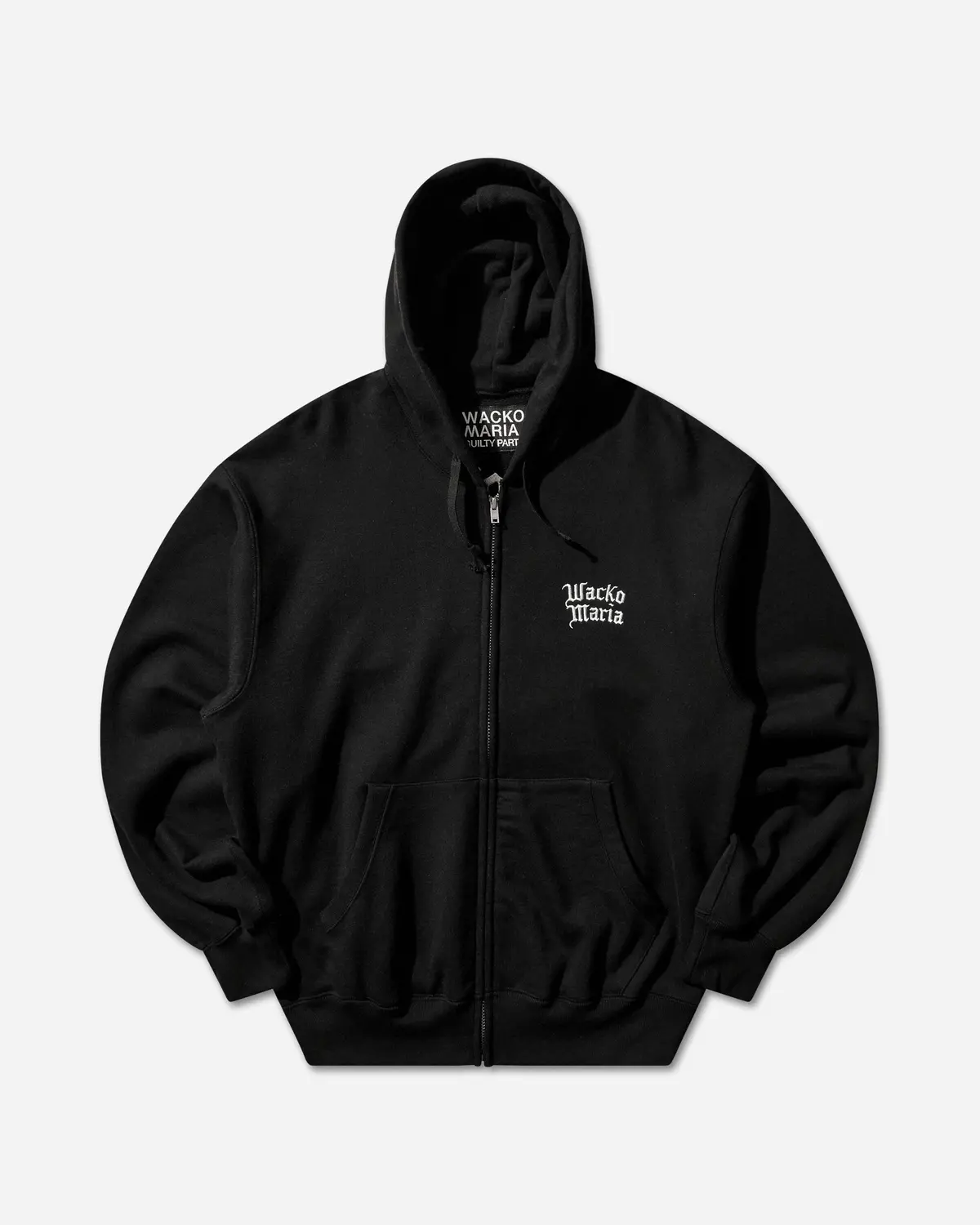 Men's Heavy Weight Full Zip Hoodie Black 1