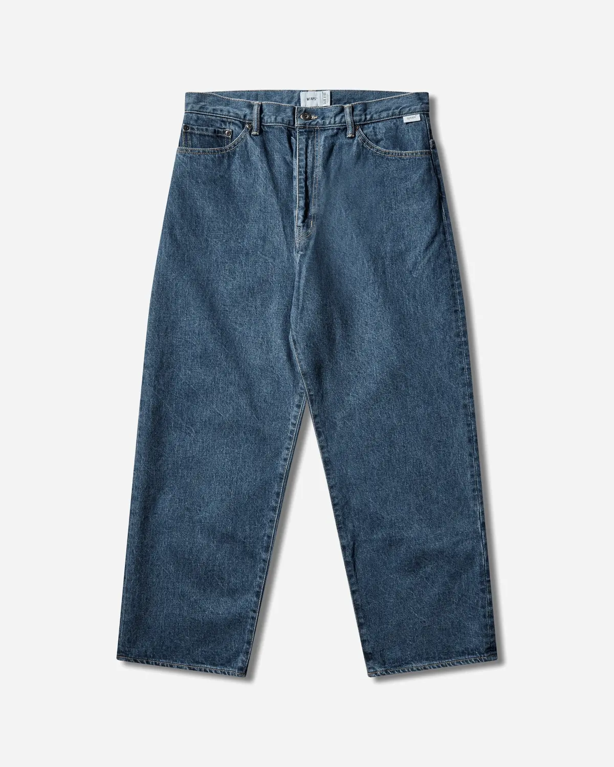 Men's Blues Straight Pants Indigo 1