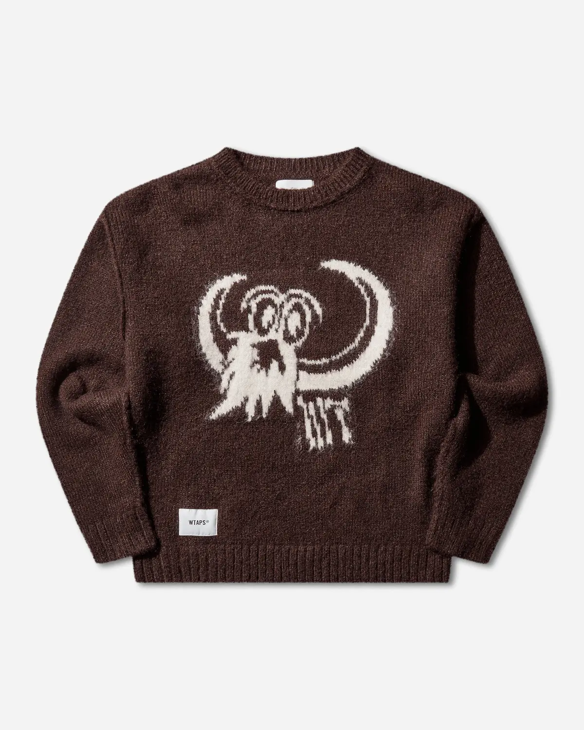 Men's Bvo Crewneck Sweater Burgundy 1