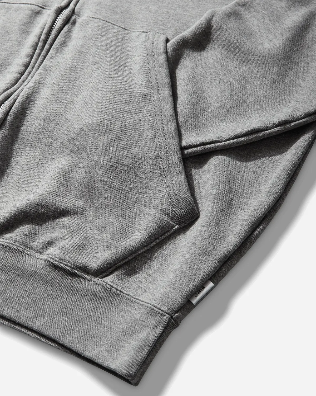 Men's Throwdy Zip Hoodie Ash Grey 4