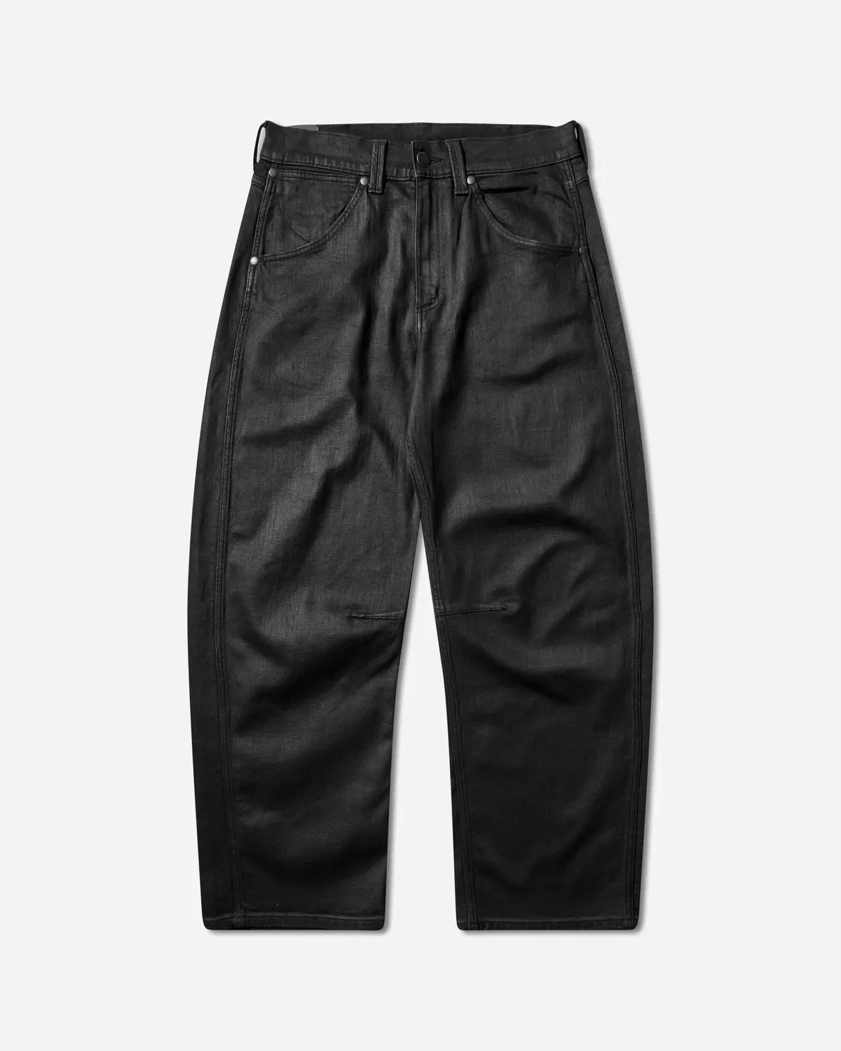 Men's Avirex Barrel Jeans Black Coated 1