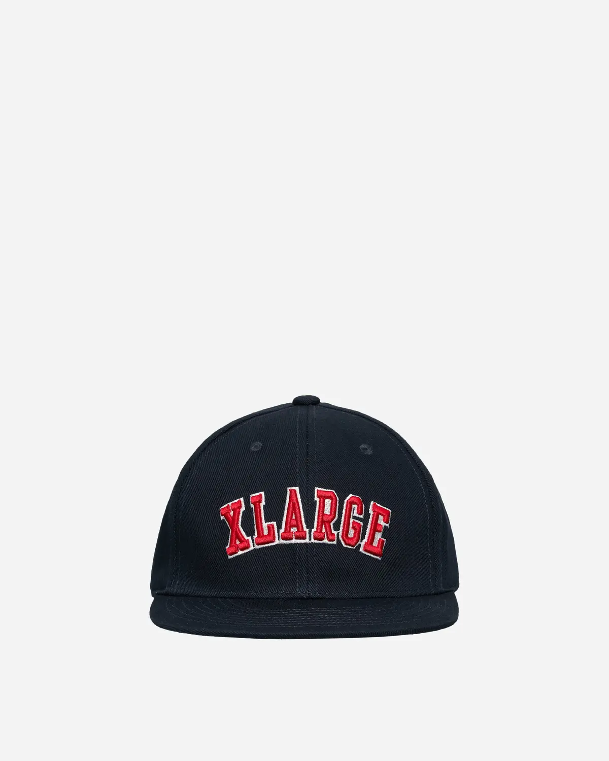 Round Logo Snapback Cap Navy 1