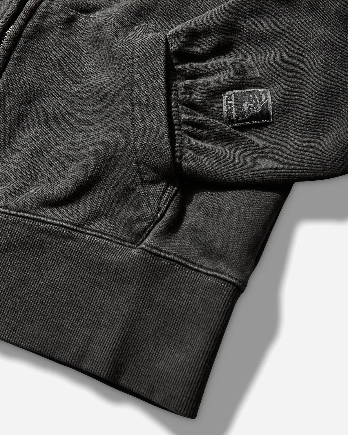 Men's World's Largest Brand Slim Zip Hoodie Black 4