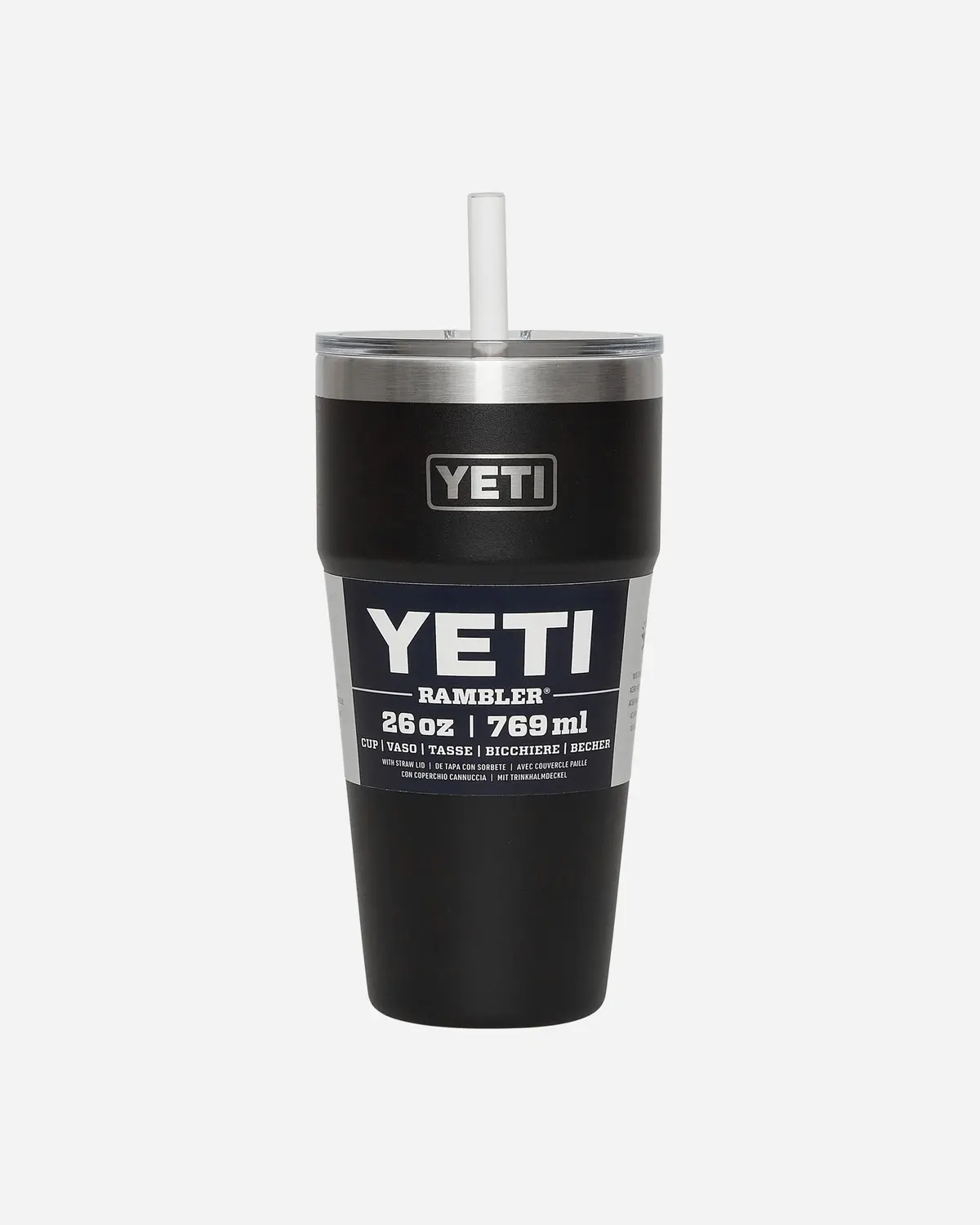 Rambler Straw Cup Black 1