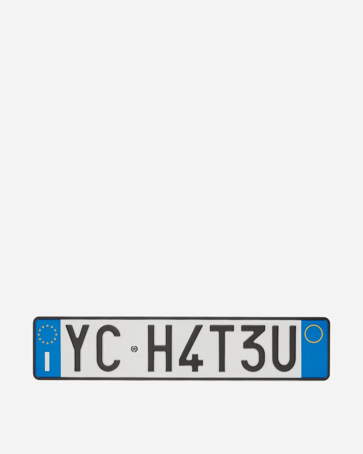 License Plate Multicolor 1