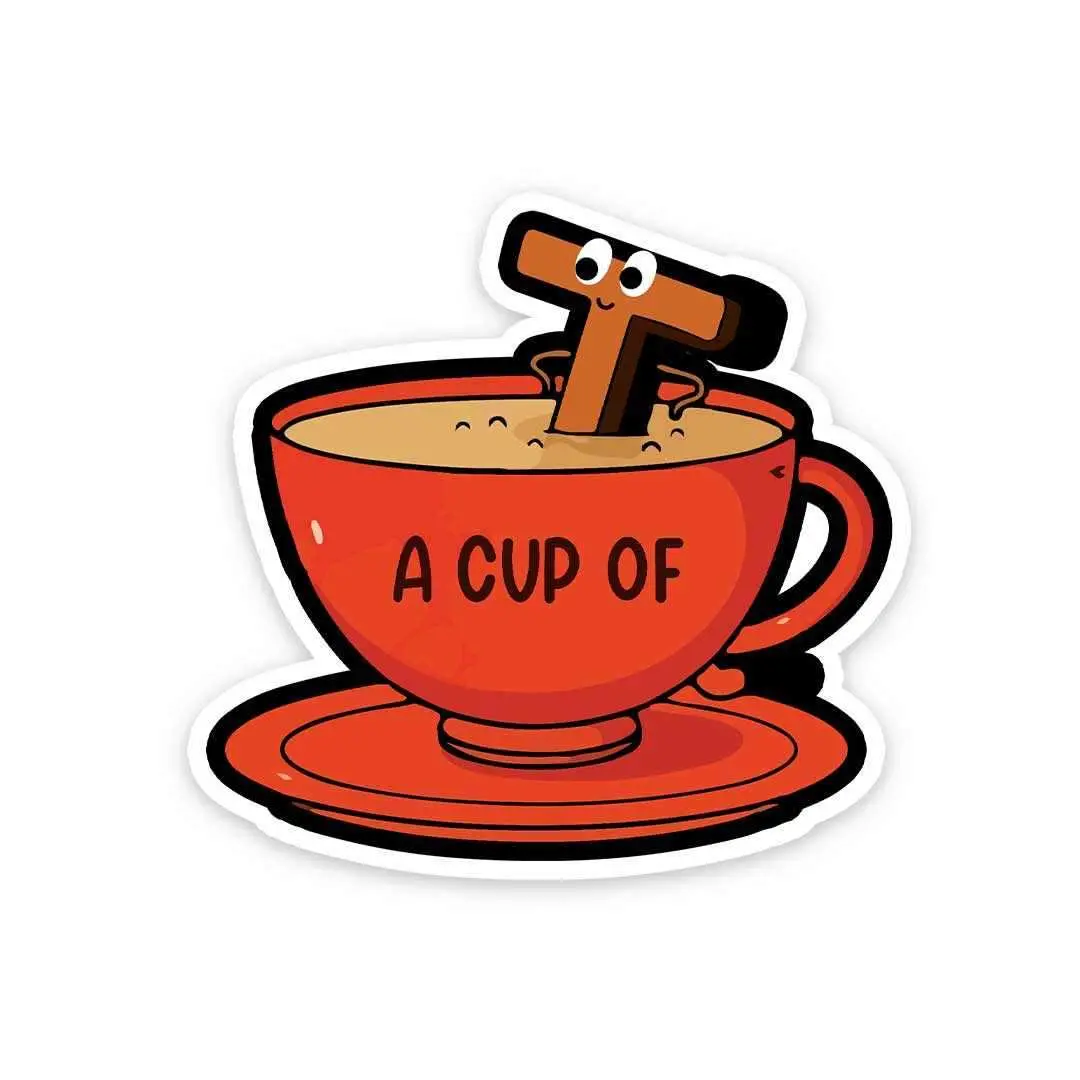 A Cup Of Tea Sticker 2