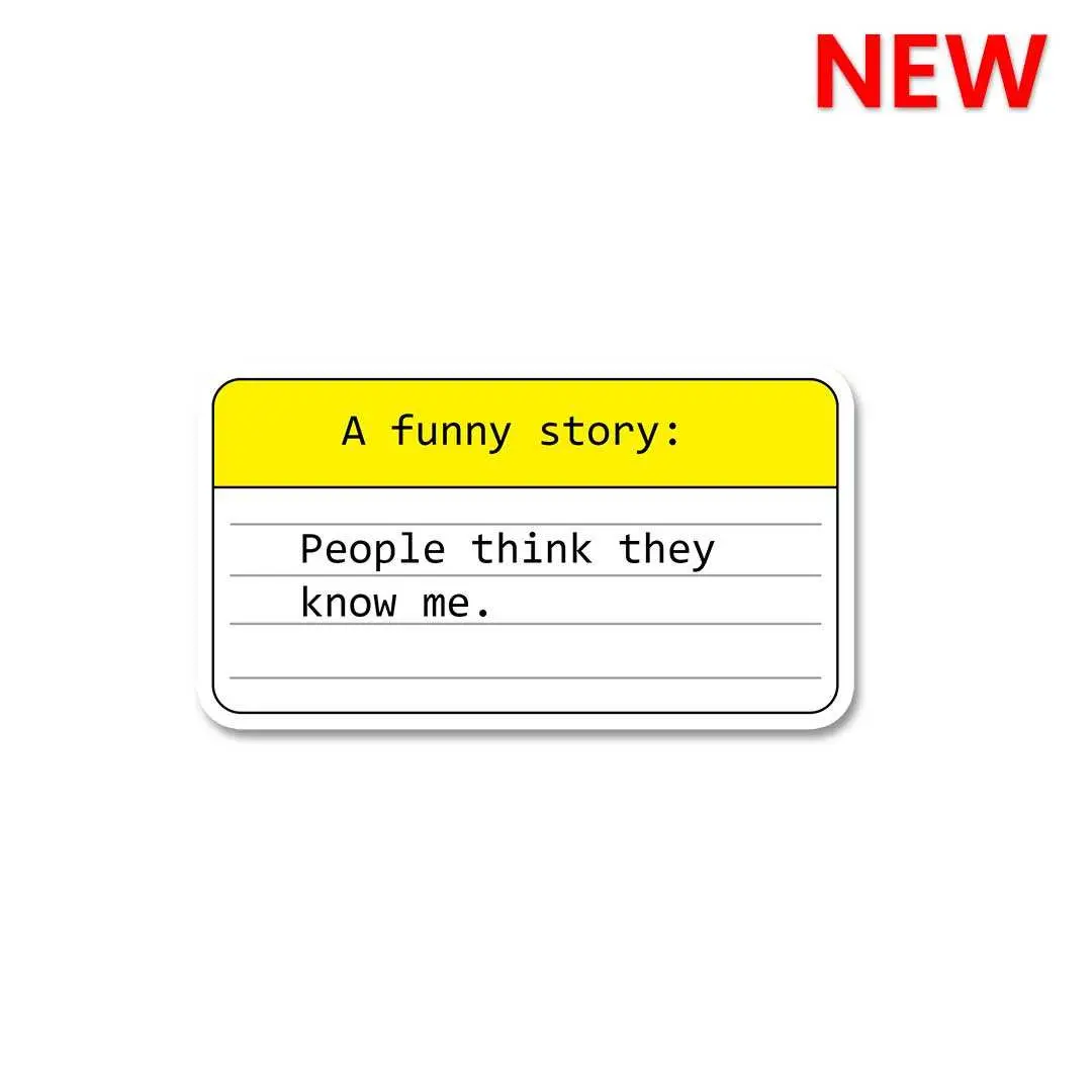 A Funny Story Sticker 1